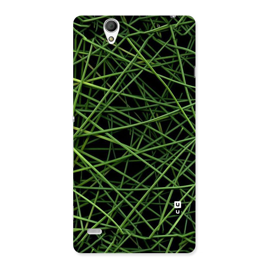 Green Lines Back Case for Sony Xperia C4