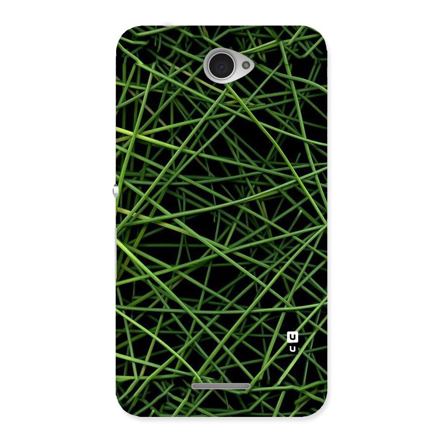 Green Lines Back Case for Sony Xperia E4
