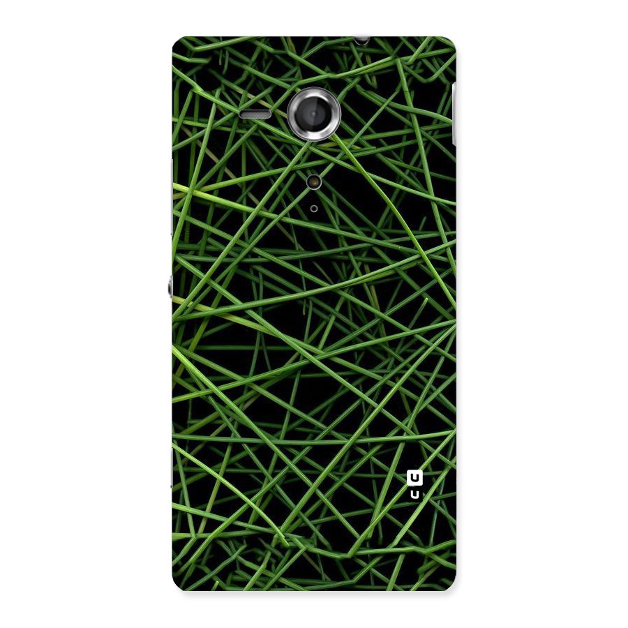 Green Lines Back Case for Sony Xperia SP