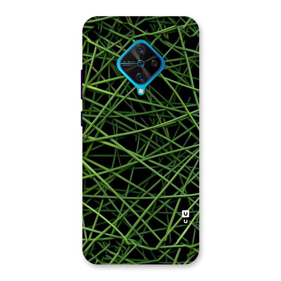 Green Lines Back Case for Vivo S1 Pro