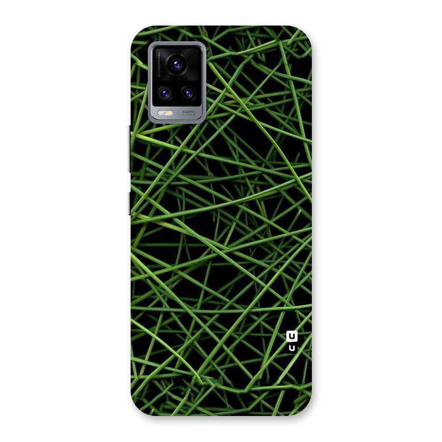 Green Lines Back Case for Vivo V20
