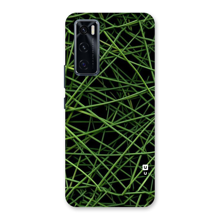 Green Lines Back Case for Vivo V20 SE