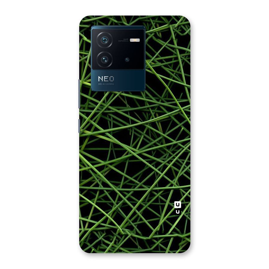 Green Lines Back Case for Vivo iQOO Neo 6 5G