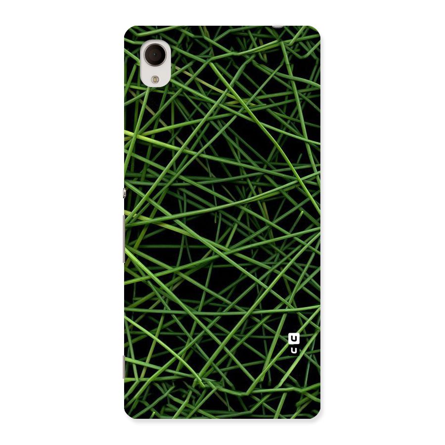 Green Lines Back Case for Xperia M4 Aqua