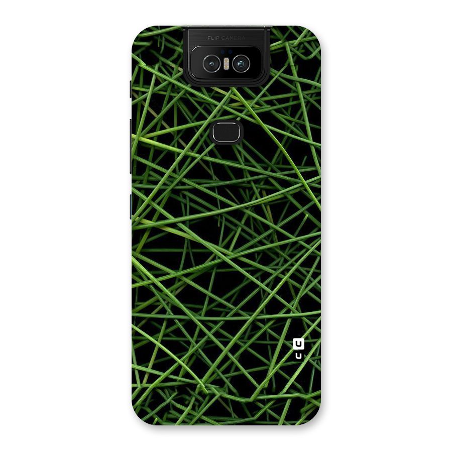 Green Lines Back Case for Zenfone 6z