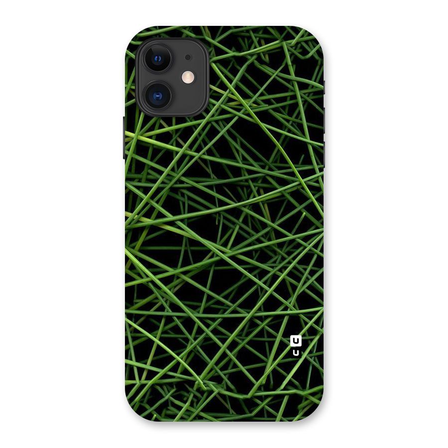 Green Lines Back Case for iPhone 11