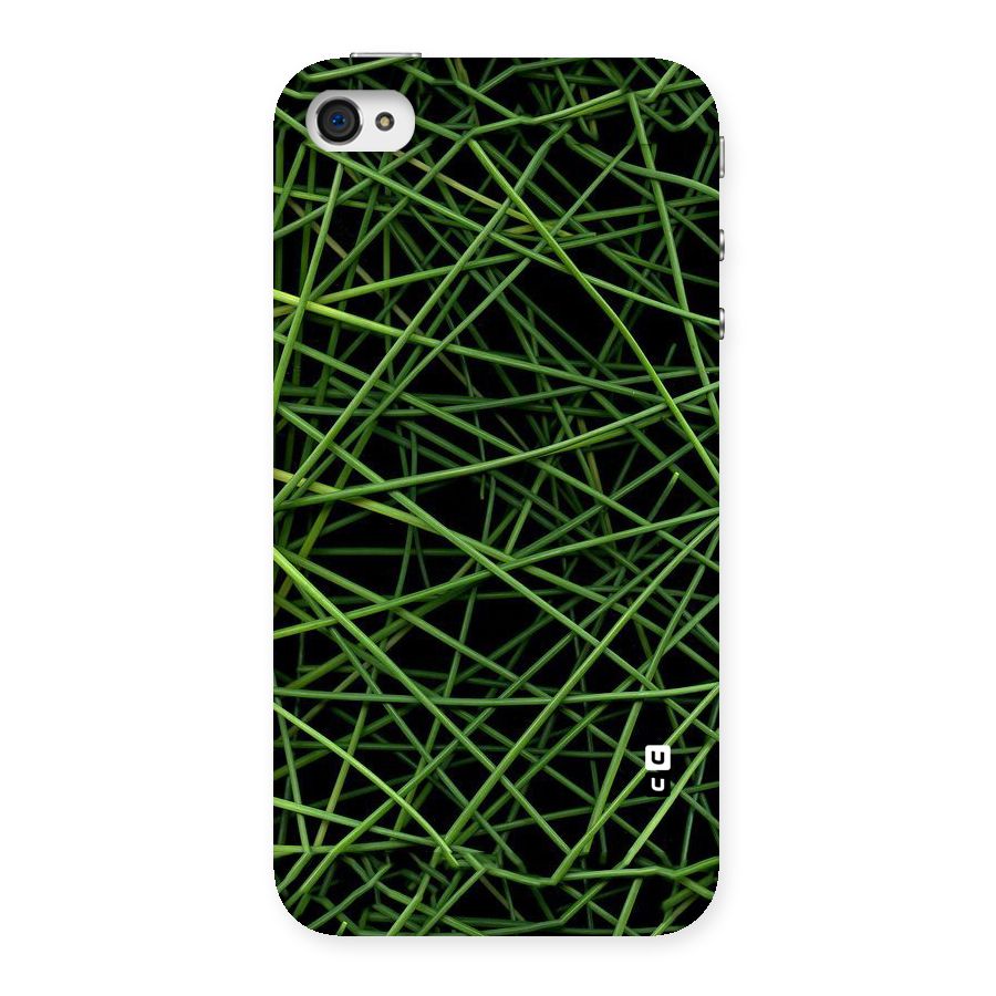 Green Lines Back Case for iPhone 4 4s
