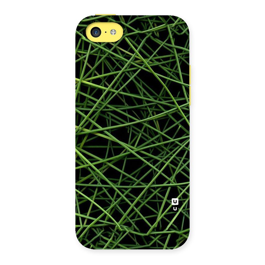 Green Lines Back Case for iPhone 5C