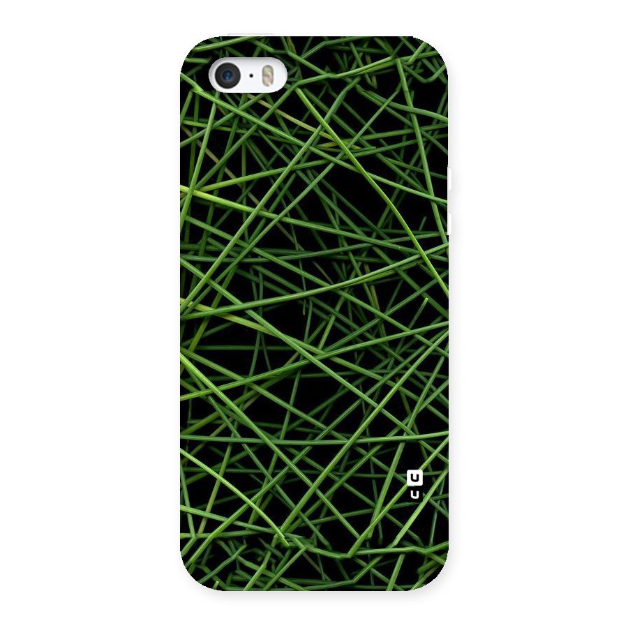 Green Lines Back Case for iPhone SE