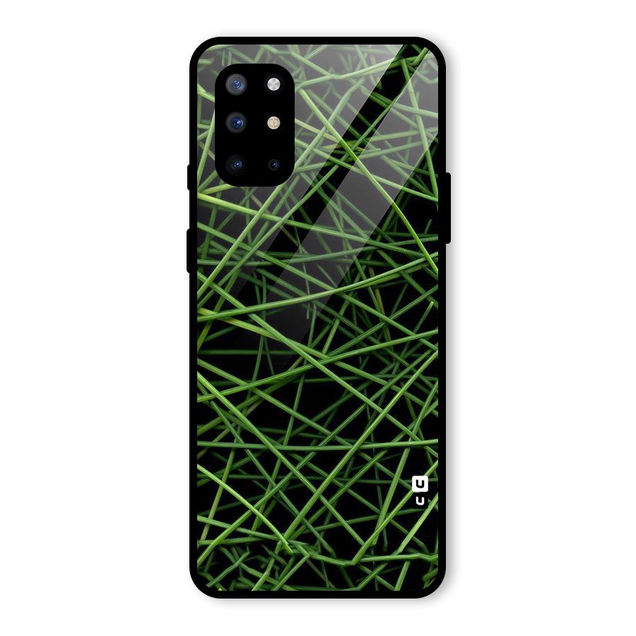 Green Lines Glass Back Case for OnePlus 8T