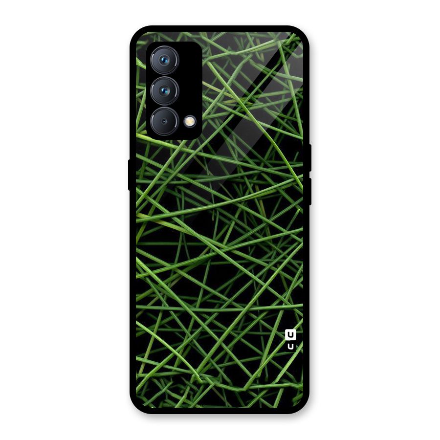 Green Lines Glass Back Case for Realme GT Master Edition