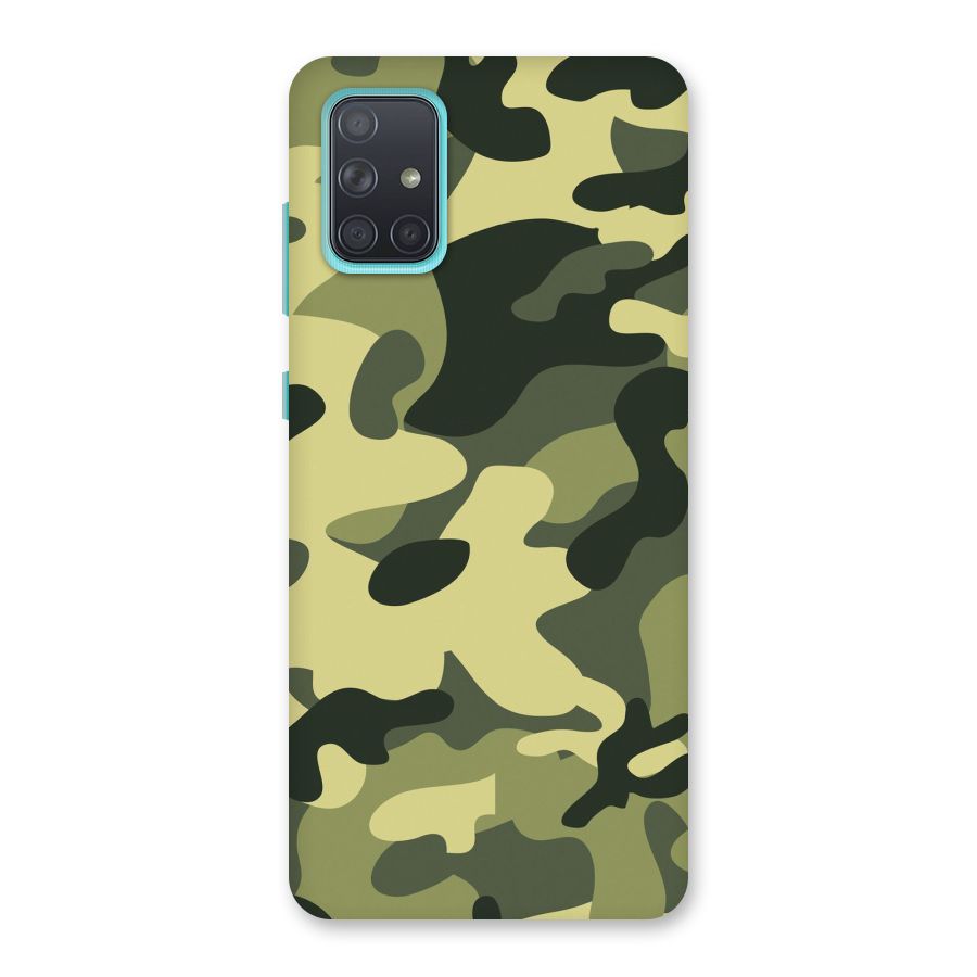 Green Military Pattern Back Case for Galaxy A71