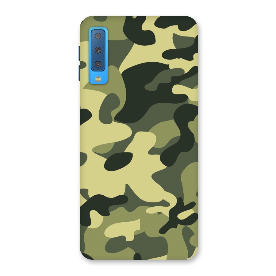 Green Military Pattern Back Case for Galaxy A7 (2018)