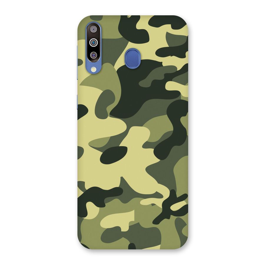 Green Military Pattern Back Case for Galaxy M30