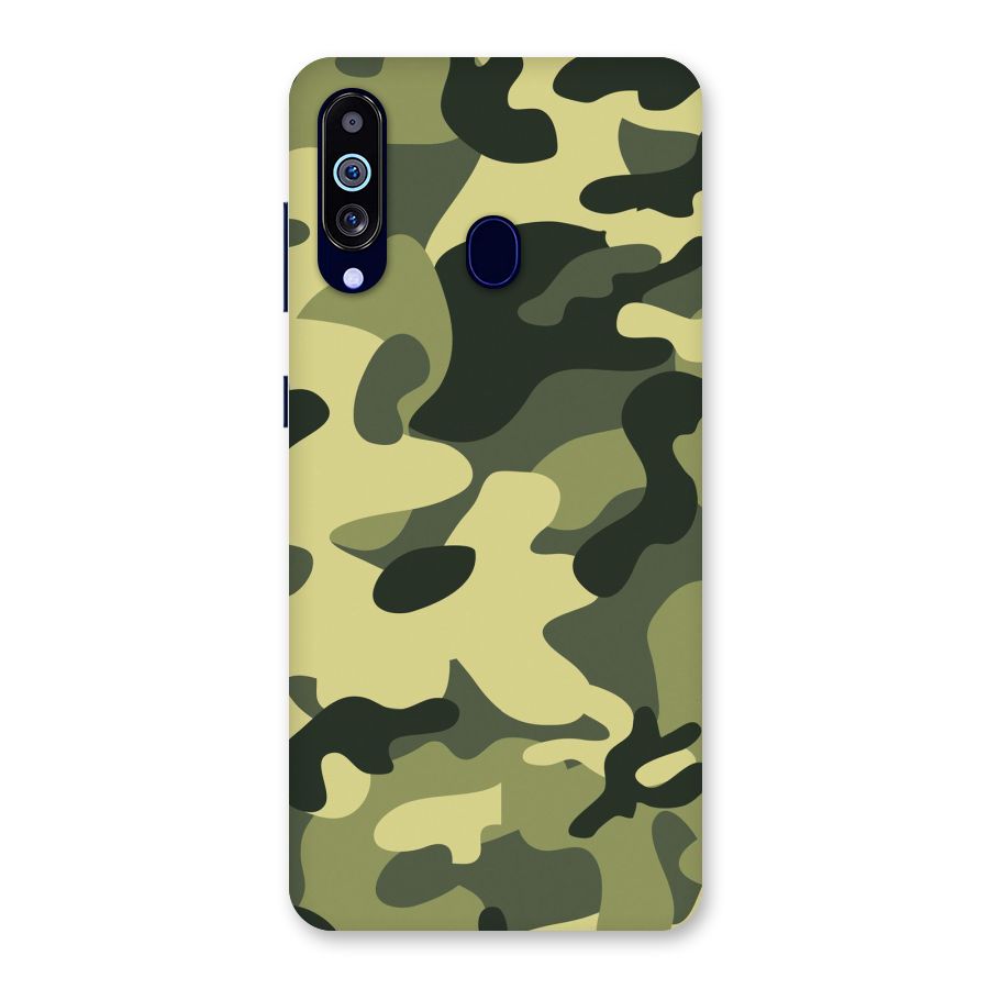 Green Military Pattern Back Case for Galaxy M40