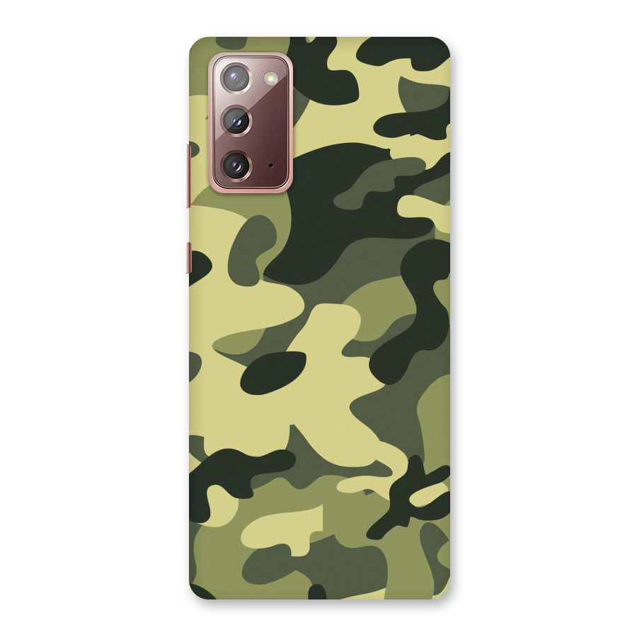 Green Military Pattern Back Case for Galaxy Note 20