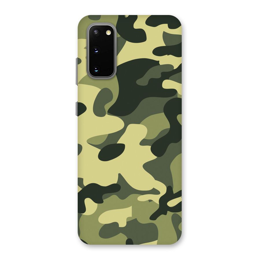 Green Military Pattern Back Case for Galaxy S20
