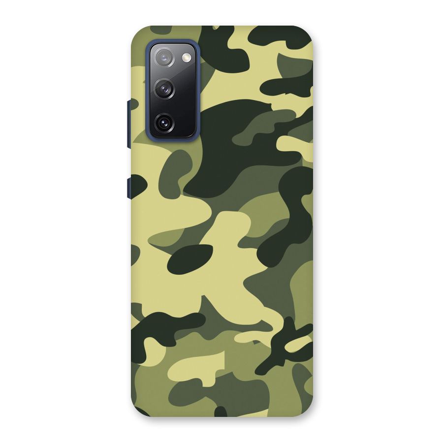 Green Military Pattern Back Case for Galaxy S20 FE