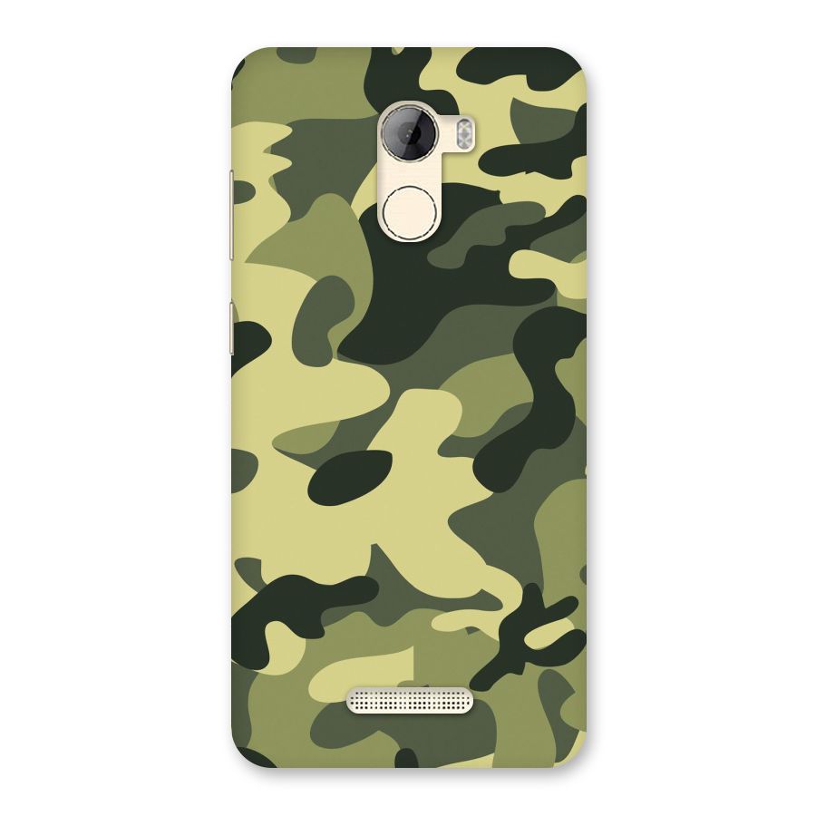 Green Military Pattern Back Case for Gionee A1 LIte