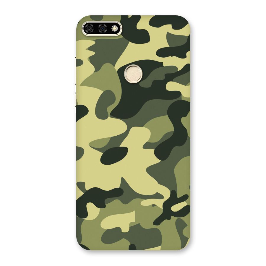 Green Military Pattern Back Case for Honor 7A