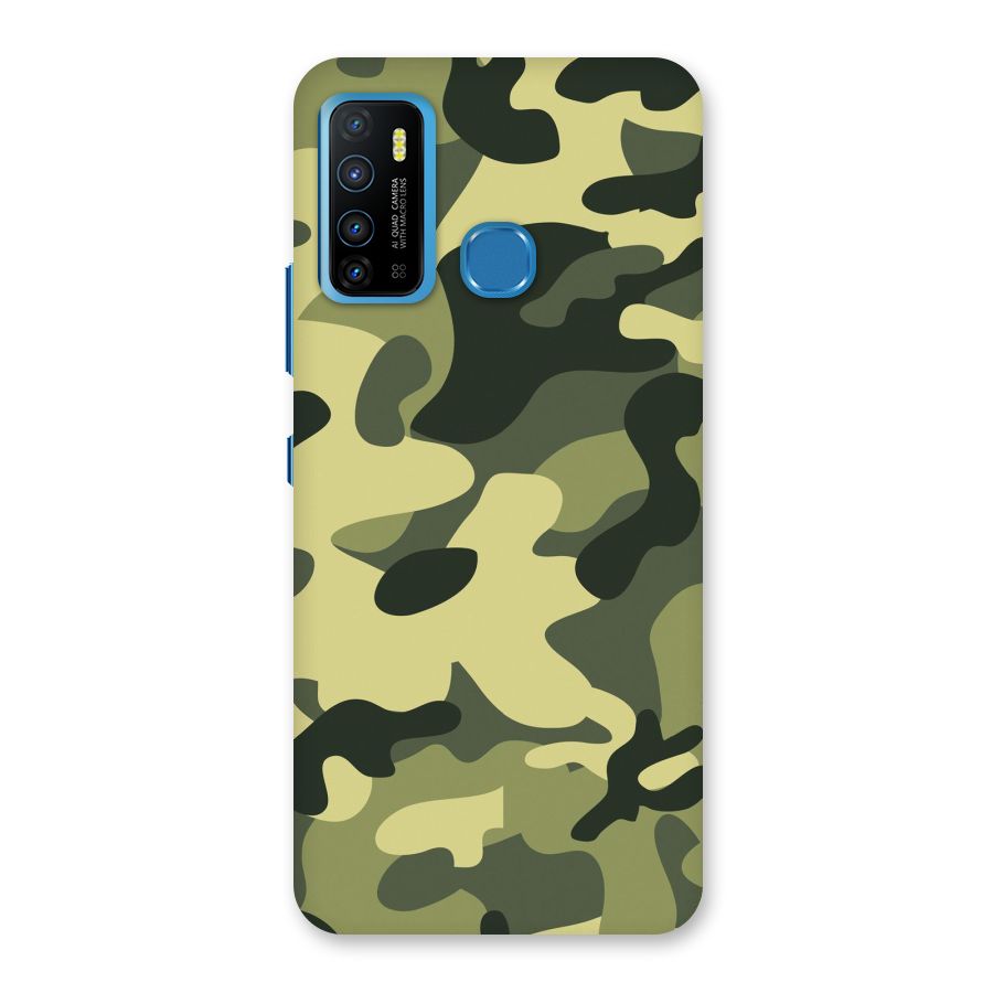 Green Military Pattern Back Case for Infinix Hot 9