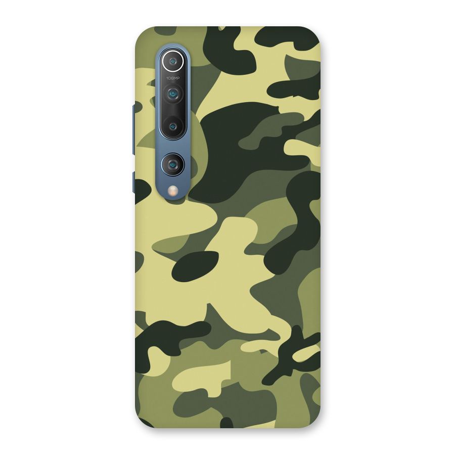 Green Military Pattern Back Case for Mi 10