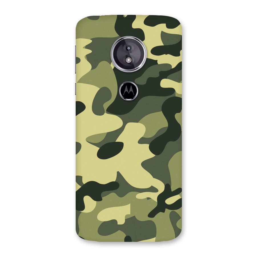 Green Military Pattern Back Case for Moto E5