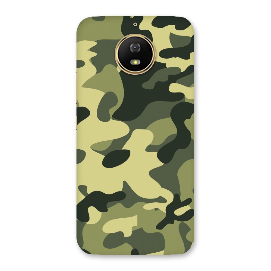 Green Military Pattern Back Case for Moto G5s