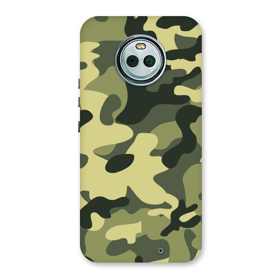 Green Military Pattern Back Case for Moto X4