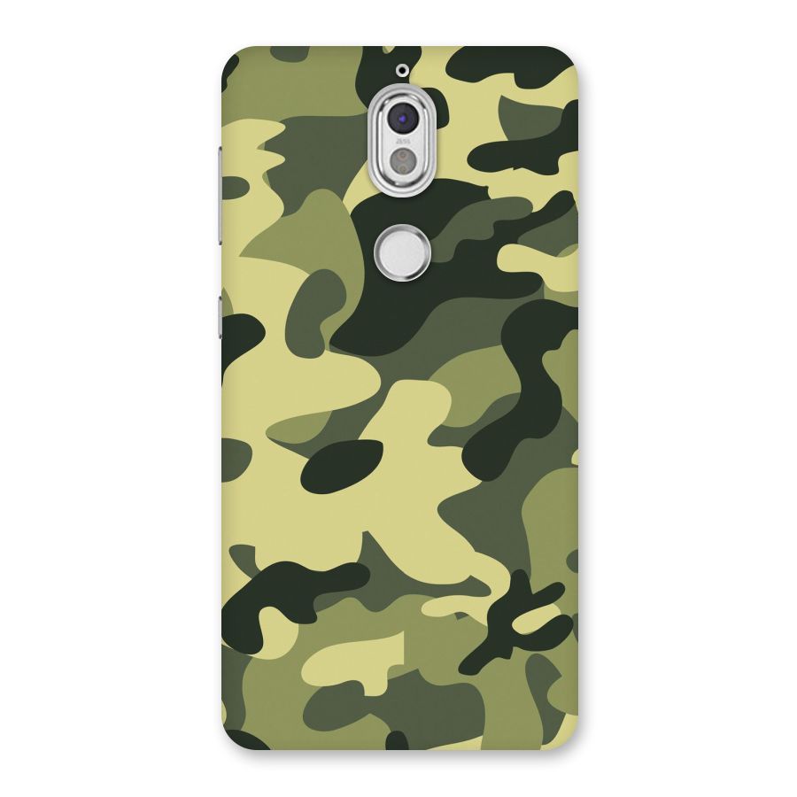 Green Military Pattern Back Case for Nokia 7