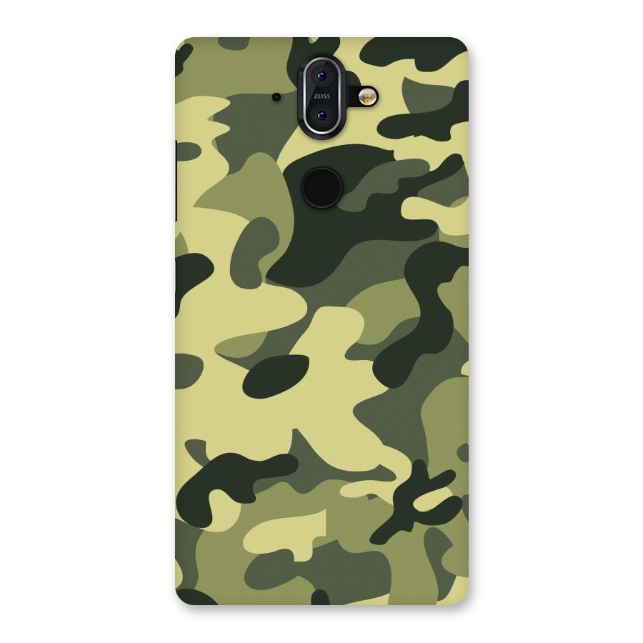 Green Military Pattern Back Case for Nokia 8 Sirocco