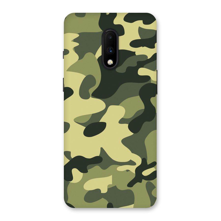 Green Military Pattern Back Case for OnePlus 7
