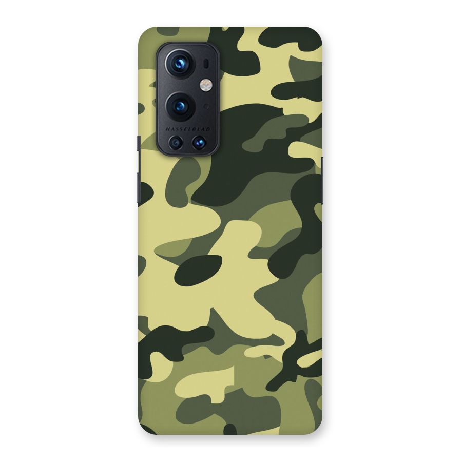 Green Military Pattern Back Case for OnePlus 9 Pro