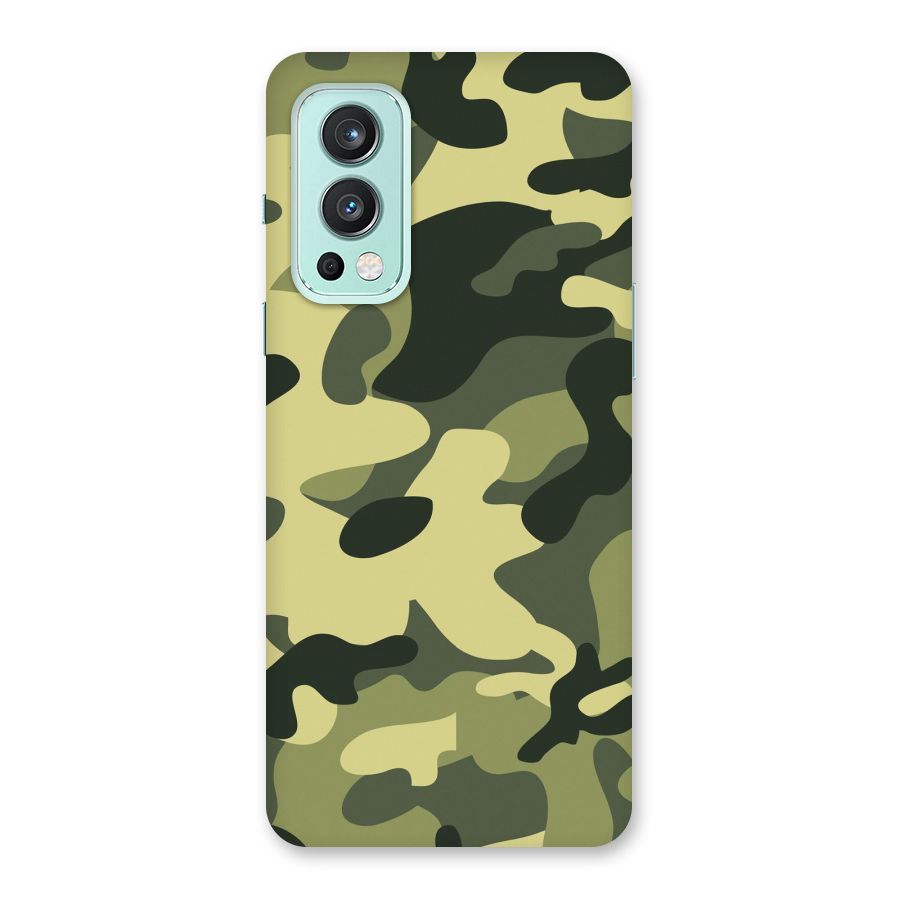 Green Military Pattern Back Case for OnePlus Nord 2 5G