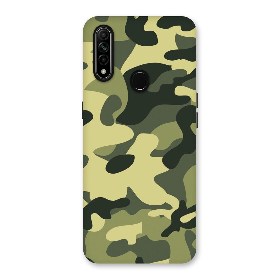 Green Military Pattern Back Case for Oppo A31