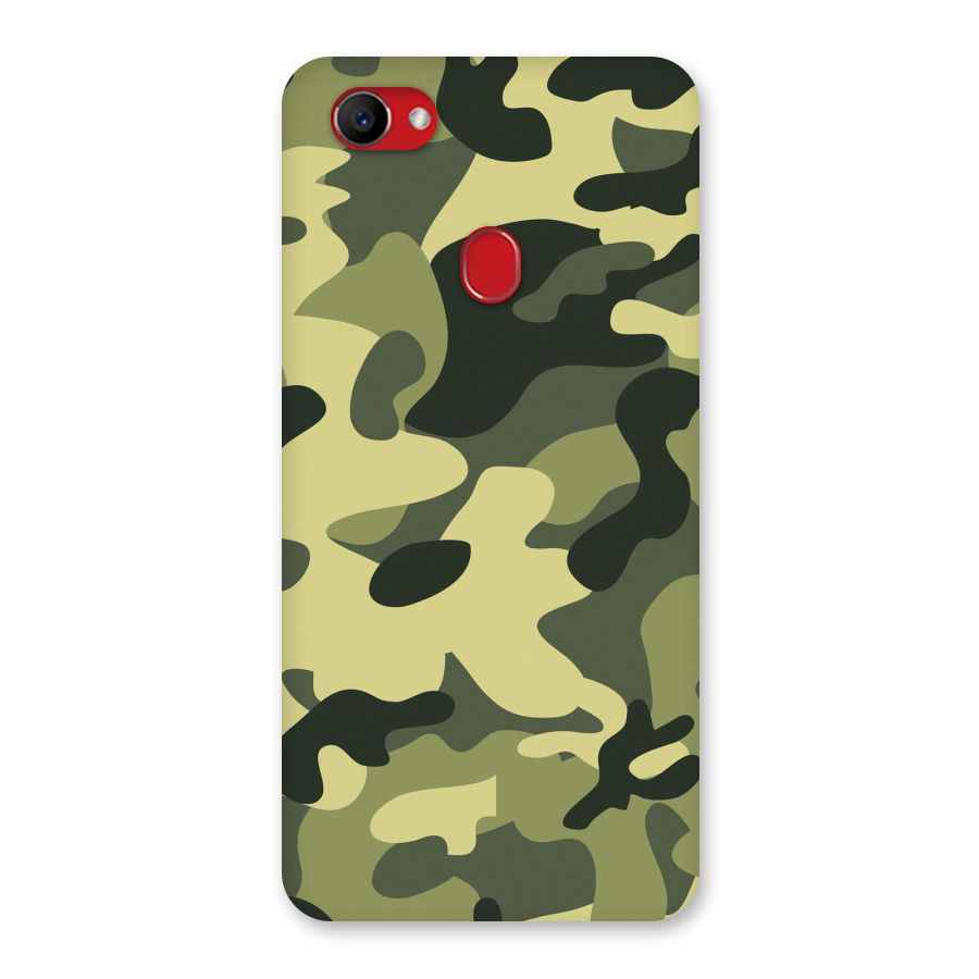 Green Military Pattern Back Case for Oppo F7