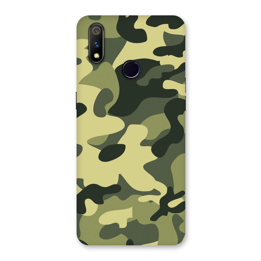 Green Military Pattern Back Case for Realme 3 Pro