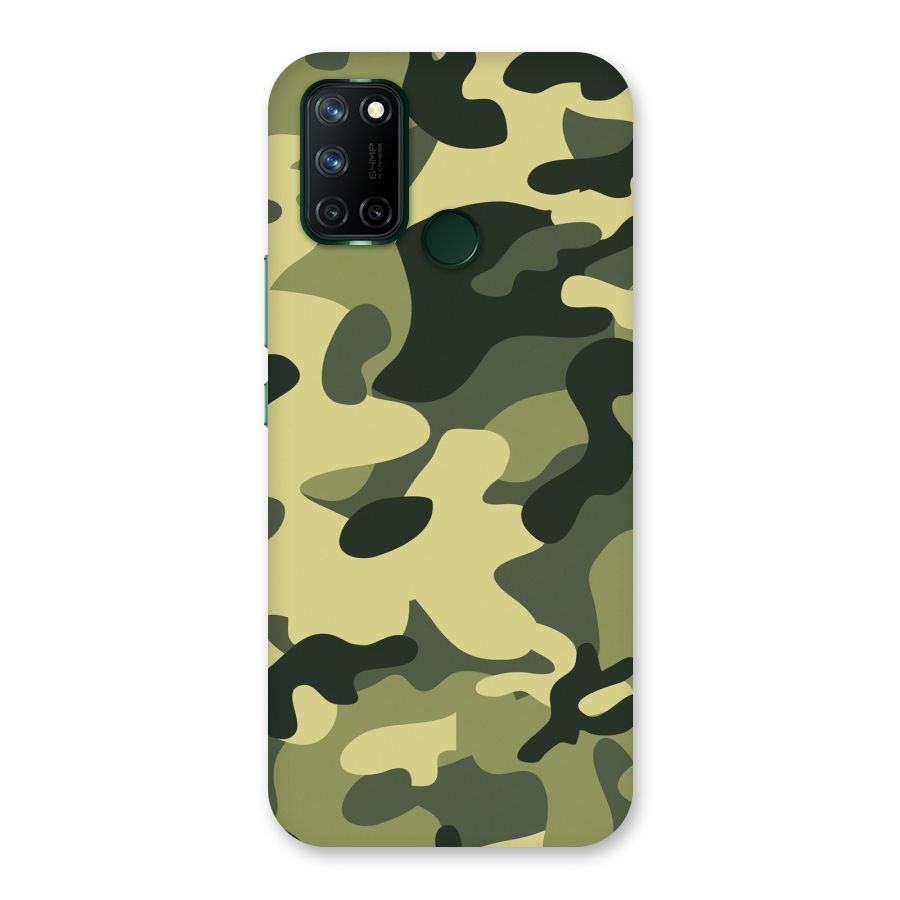 Green Military Pattern Back Case for Realme 7i