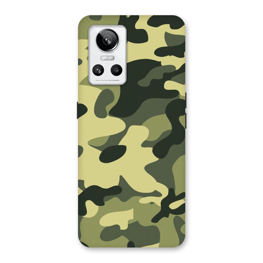 Green Military Pattern Back Case for Realme GT Neo 3