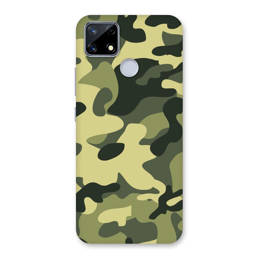 Green Military Pattern Back Case for Realme Narzo 20