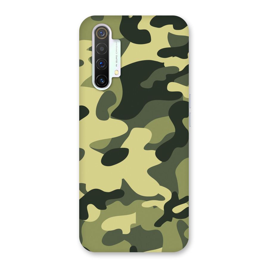 Green Military Pattern Back Case for Realme X3