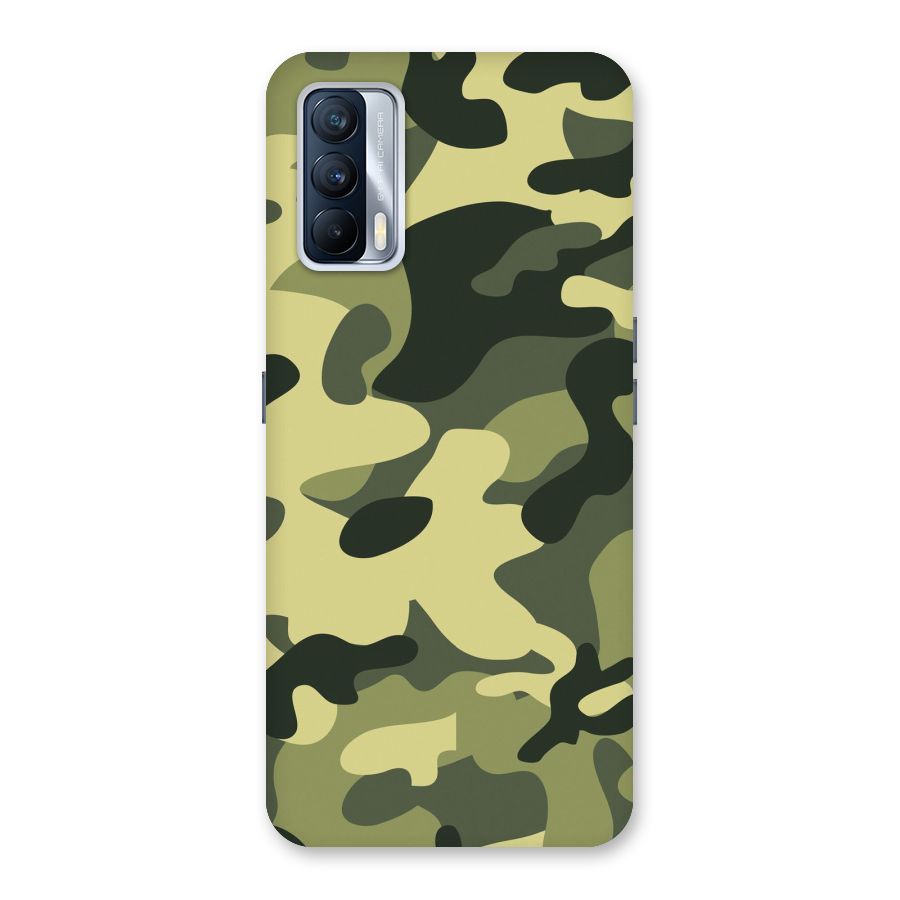 Green Military Pattern Back Case for Realme X7