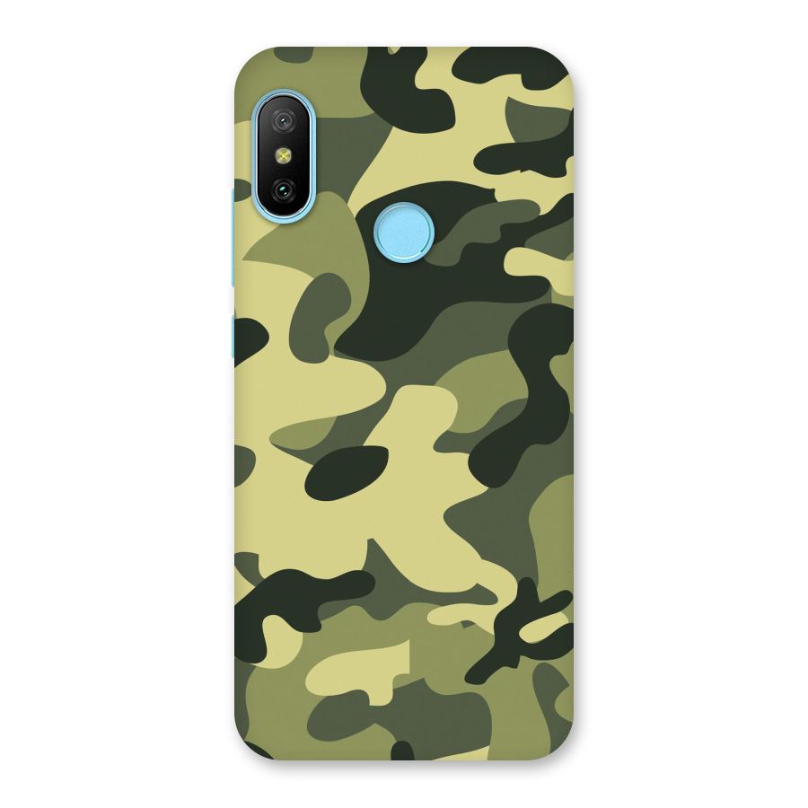 Green Military Pattern Back Case for Redmi 6 Pro