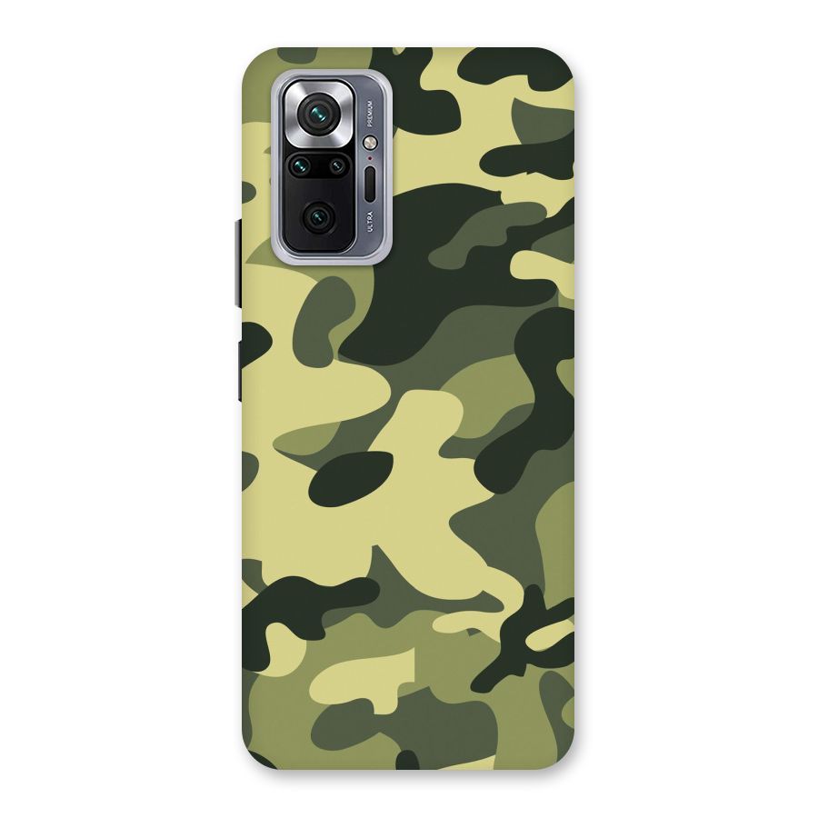 Green Military Pattern Back Case for Redmi Note 10 Pro