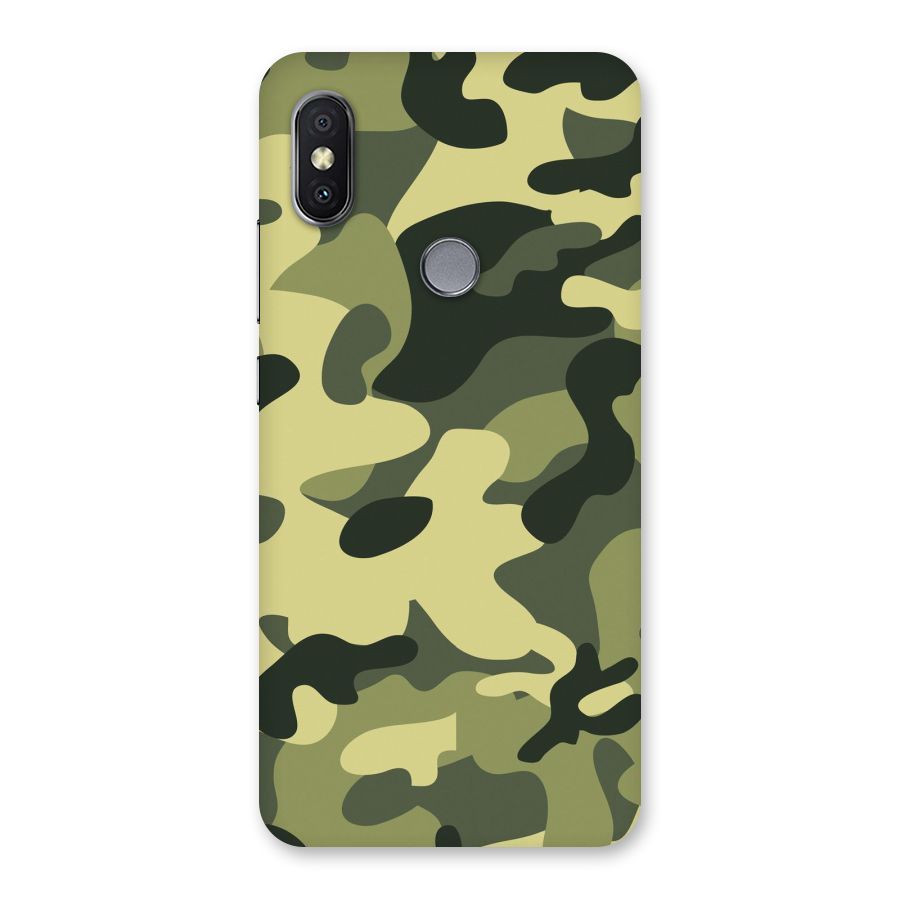 Green Military Pattern Back Case for Redmi Y2