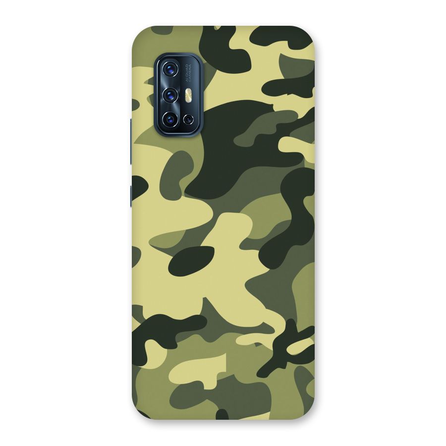 Green Military Pattern Back Case for Vivo V17