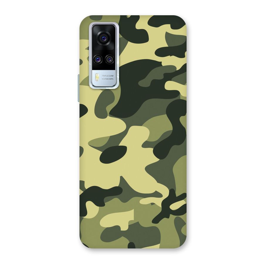 Green Military Pattern Back Case for Vivo Y31