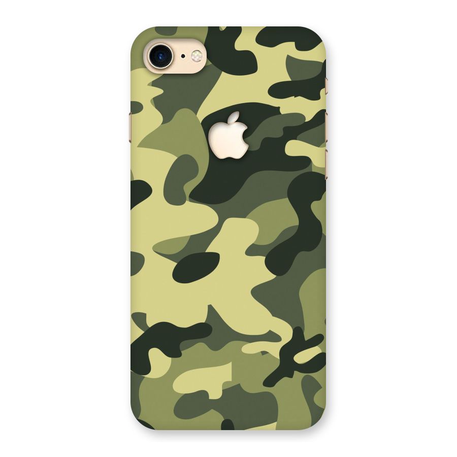 Green Military Pattern Back Case for iPhone 7 Apple Cut