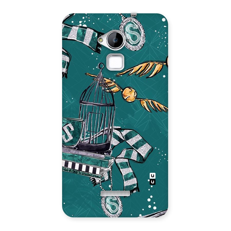 Green Scarf Back Case for Coolpad Note 3