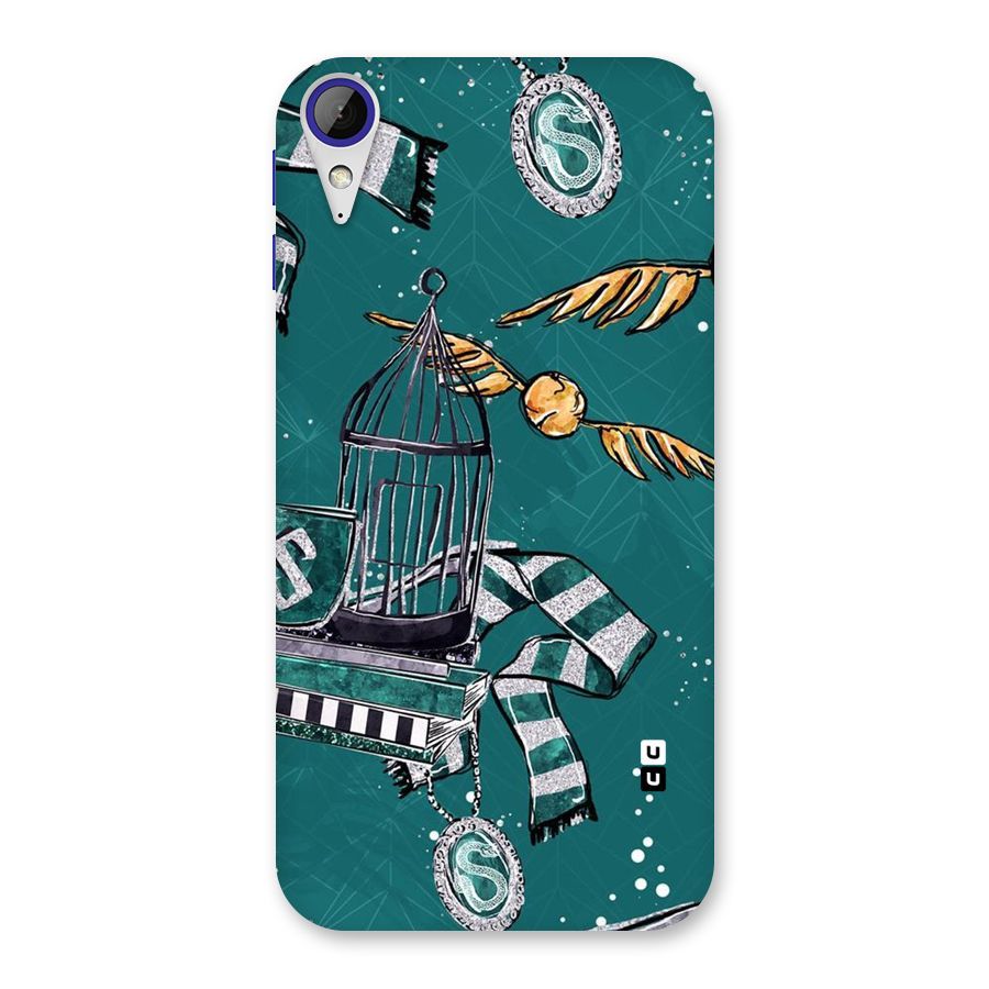 Green Scarf Back Case for Desire 830